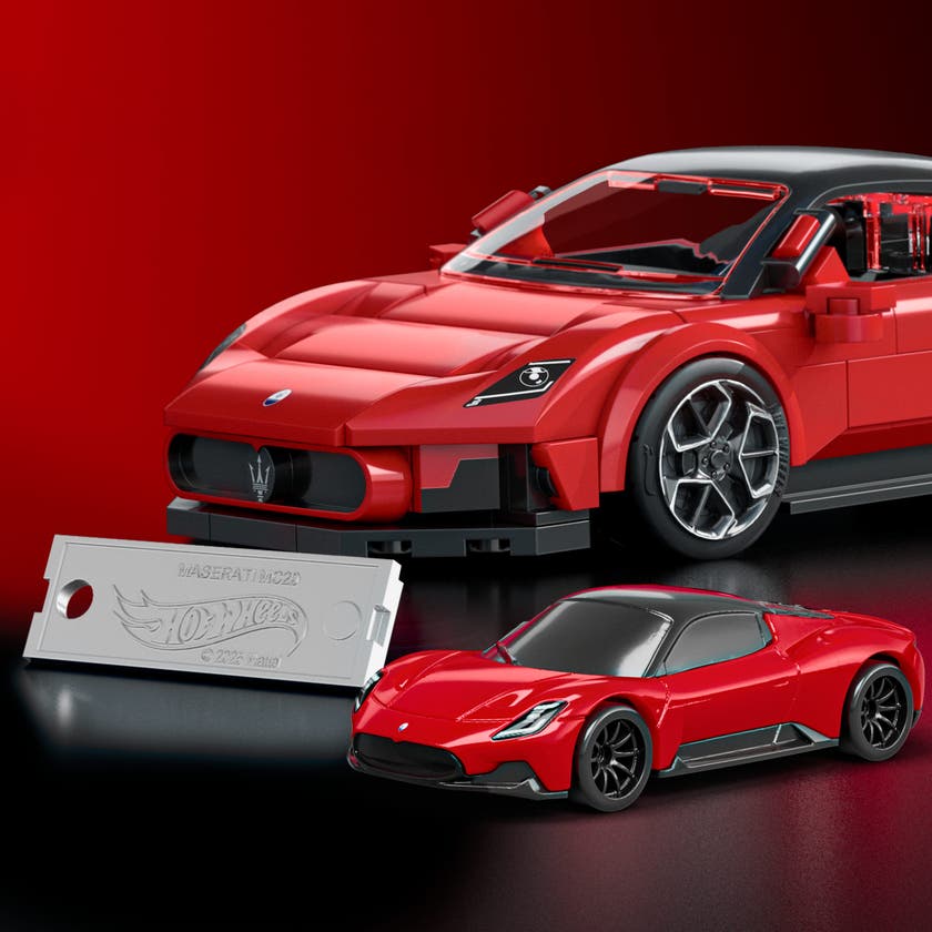 Mattel Brick Shop Maserati MC20 Speed Series