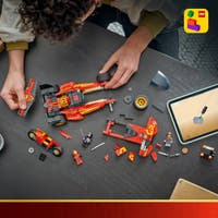 LEGO® NINJAGO® 15-årsjubileumsutgaven av Kais X-1 ninjabil. Byggesett med tre minifigurer 71867