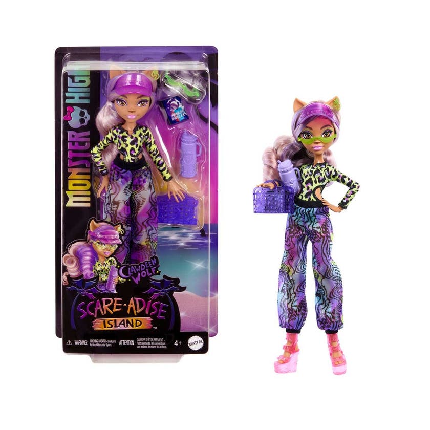 Monster High, Scare-Adise Island Clawdeen-dukke