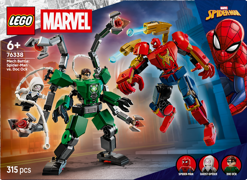 LEGO® Marvel Mech Battle: Spider-Man vs. Doc Ock 76338