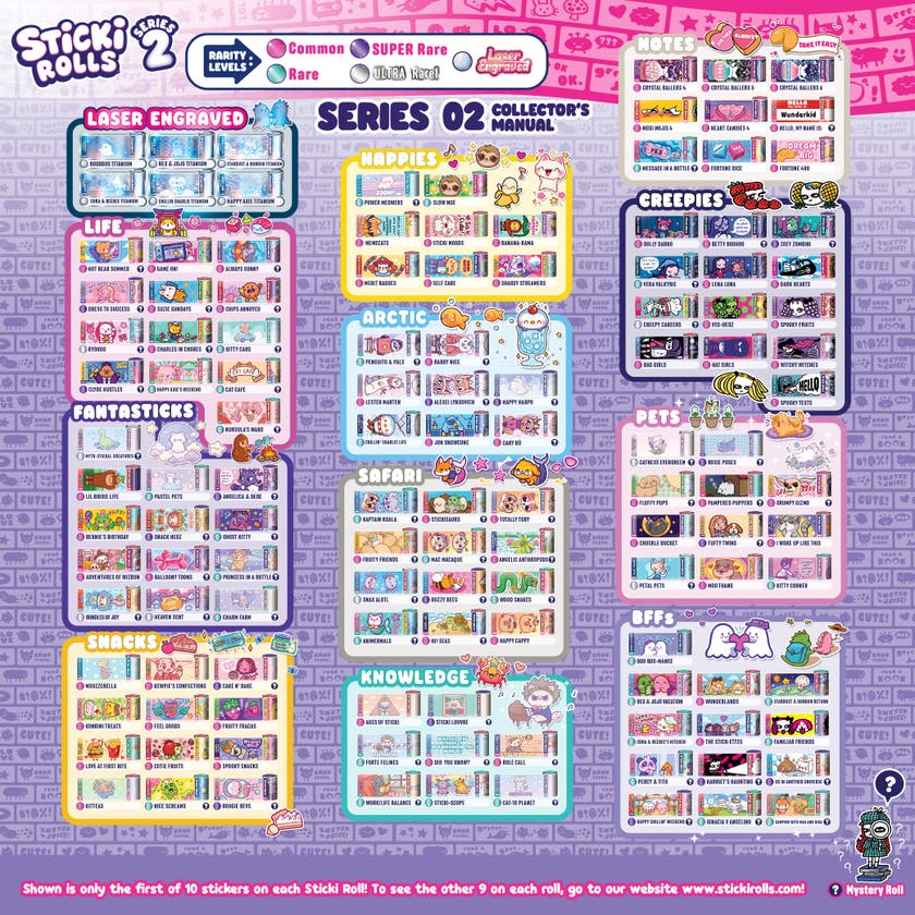Sticki Rolls Sticki Book S2