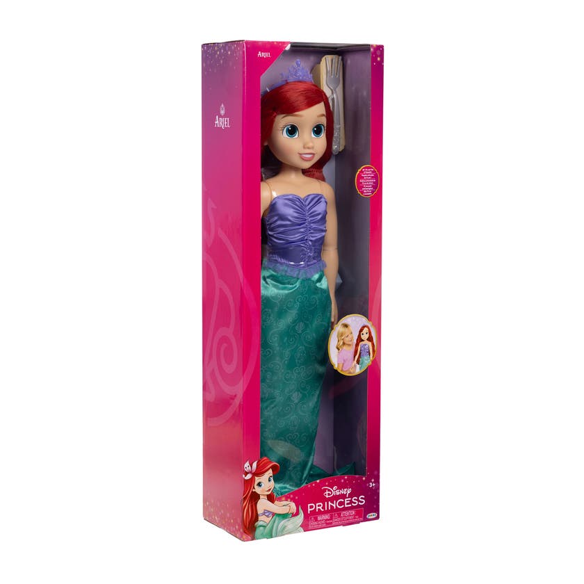 Disney Playtime Ariel Dukke 28 tommer med Børste