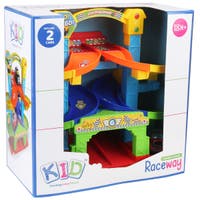 KID - Racingbane med 2 biler