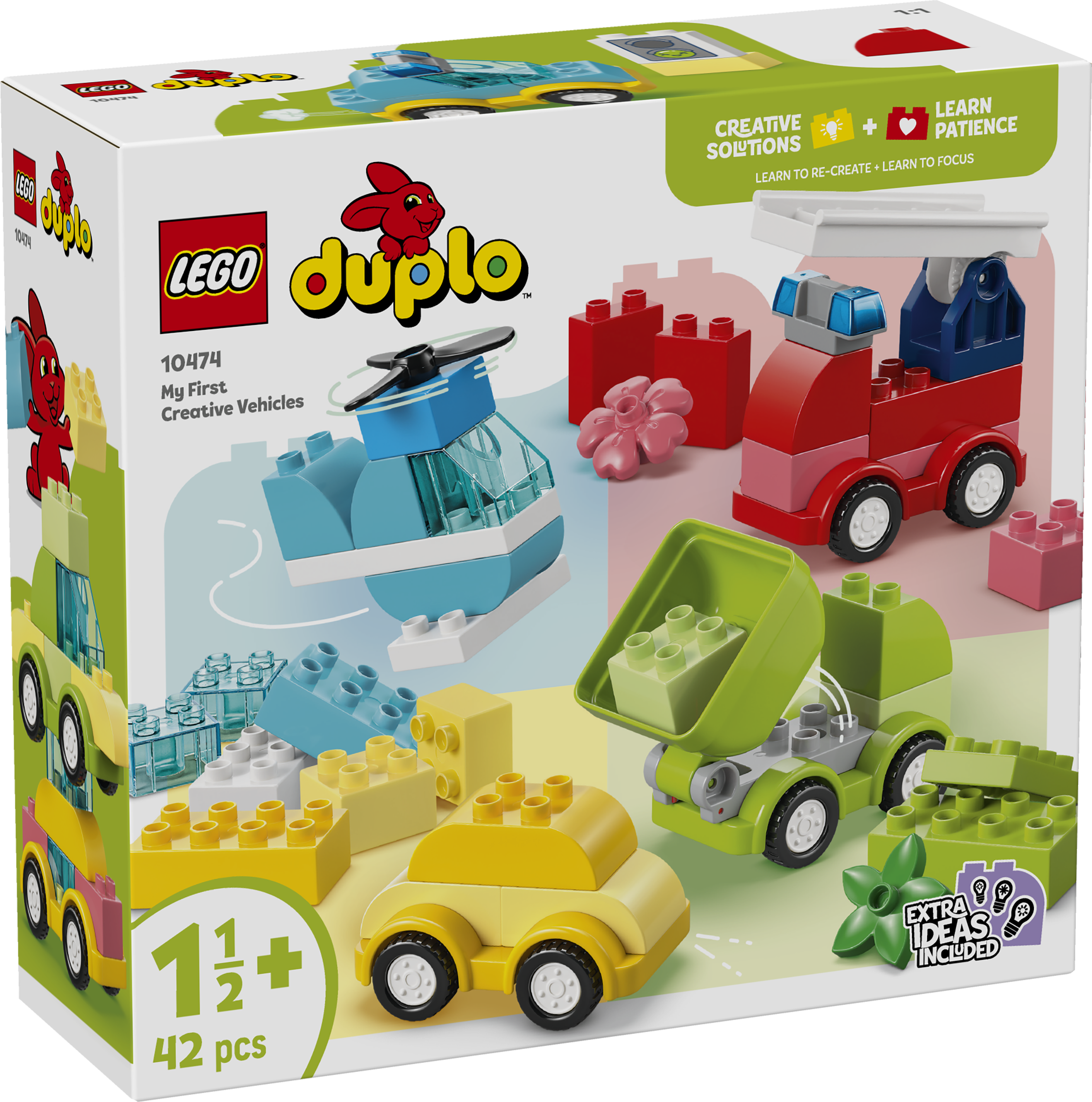 LEGO® DUPLO® Mine første kreative kjøretøy, leke 10474