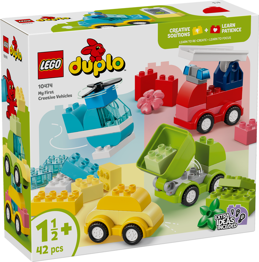 LEGO® DUPLO® Mine første kreative kjøretøy, leke 10474