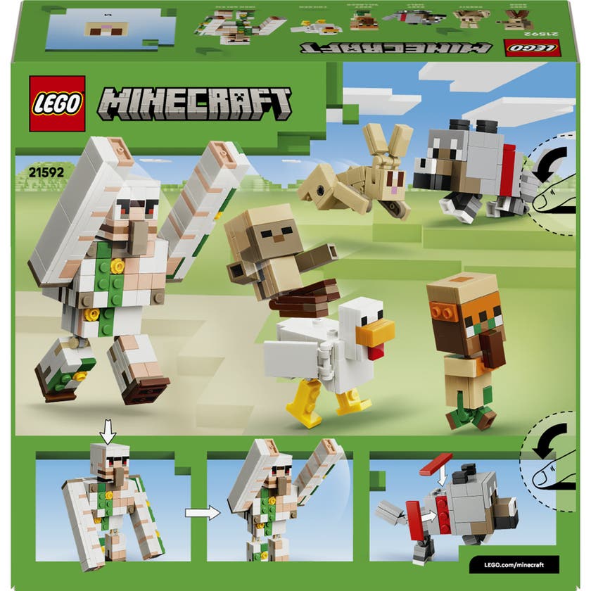LEGO® Minecraft® Ørkenangrep med hønse-jockey, leke 21592