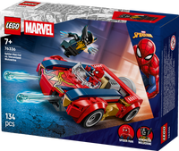 Spider-Man i bil mot venomifisert Wolverine