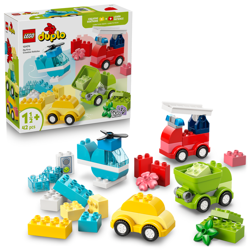 LEGO® DUPLO® Mine første kreative kjøretøy, leke 10474