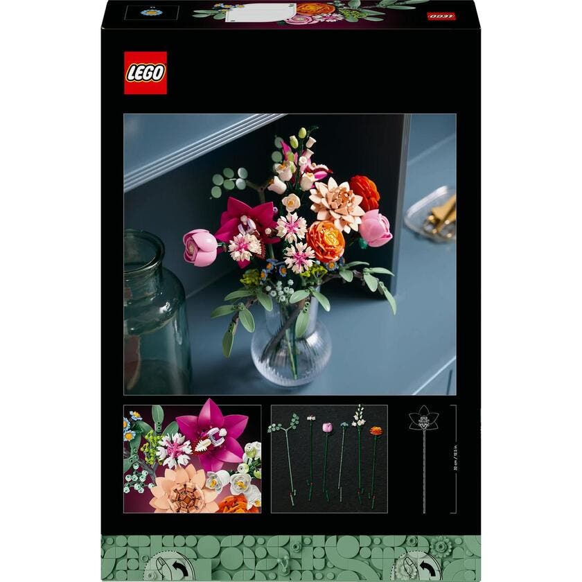 LEGO Botanicals 10342, Vakker rosa blomsterbukett