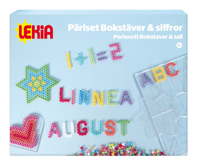 Rørperlekit Lære om bokstaver og tall