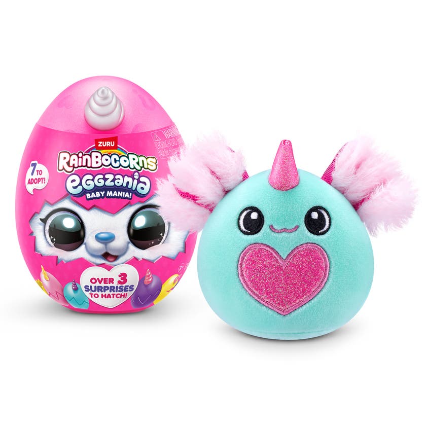 Rainbocorns - Baby Eggzania Plysj