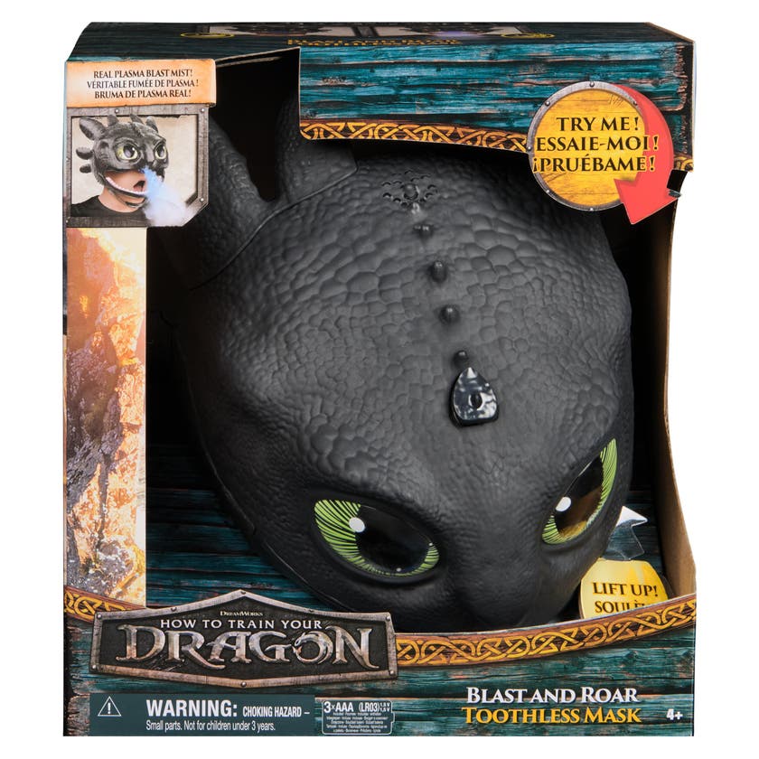 Dragons Movie Bland And Roar Toothless Maske