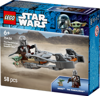 Mandalorianeren og Grogus speedersykkel