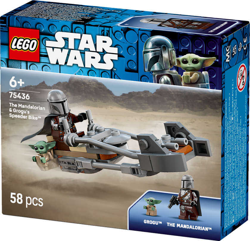 Mandalorianeren og Grogus speedersykkel
