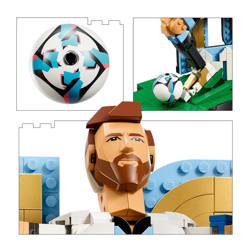 LEGO® Editions Fotball-legenden Lionel Messi. Byggesett 43015