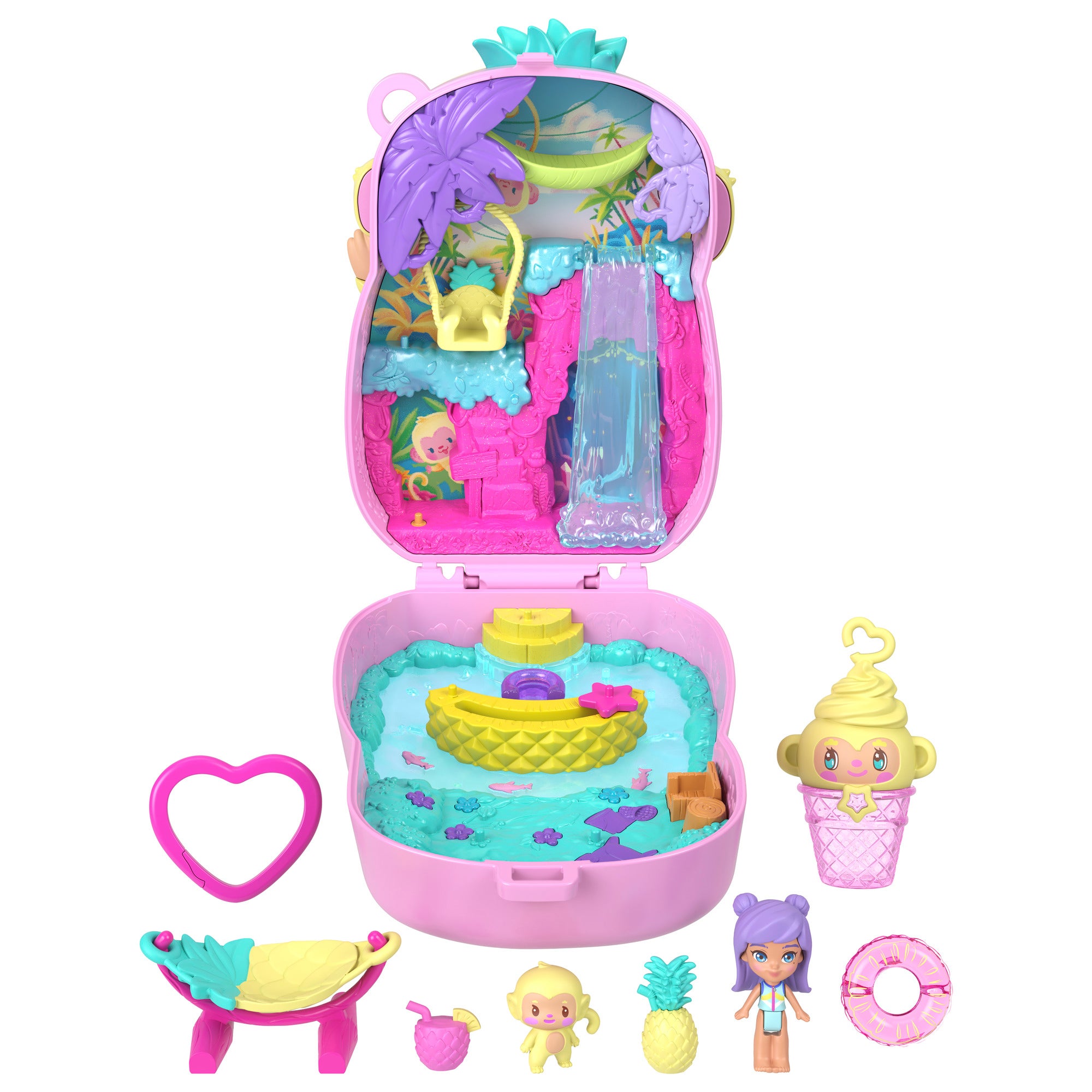 Polly Pocket Pineapple Monkey Colada Compact
