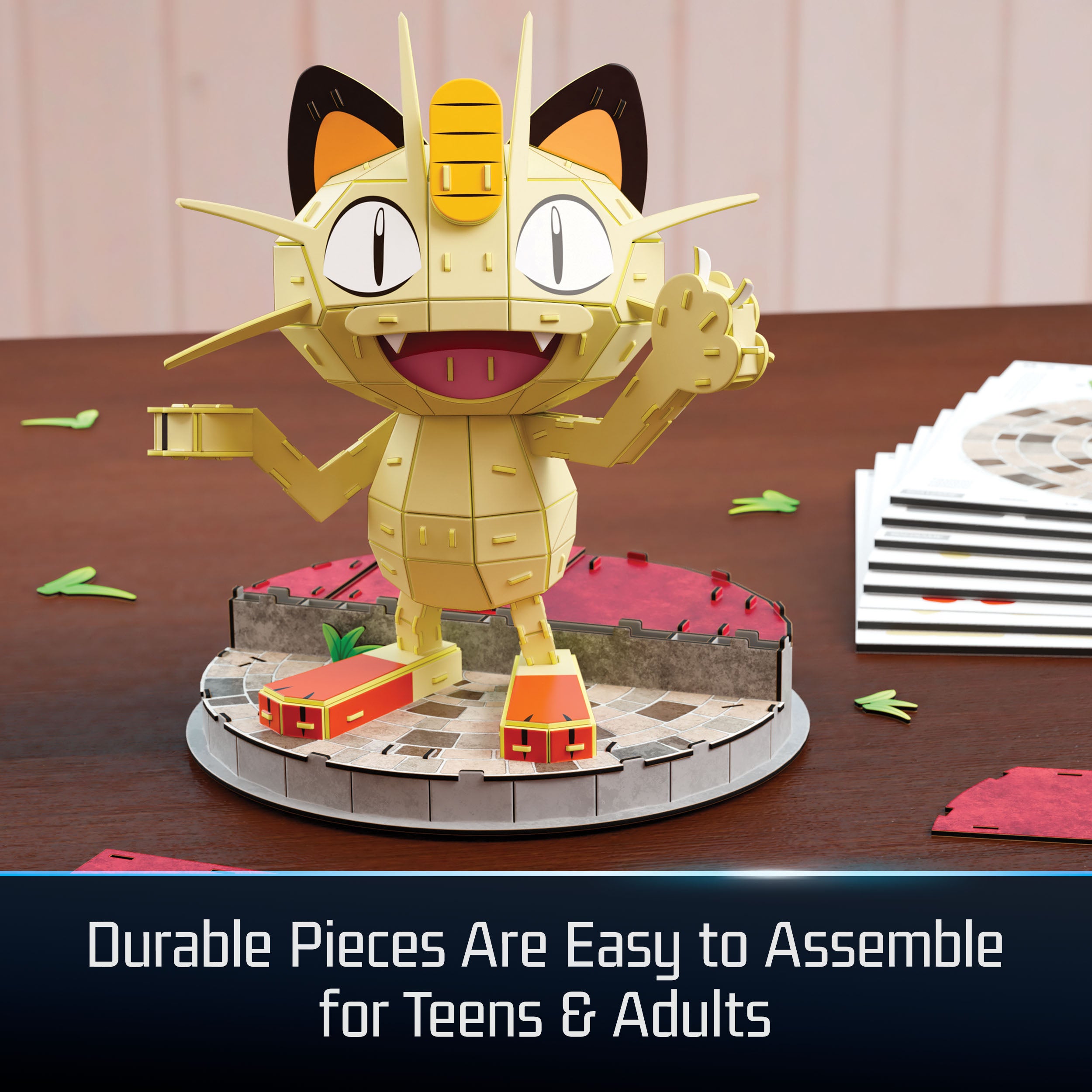 4D Build Pokémon Meowth 3D-puslespill