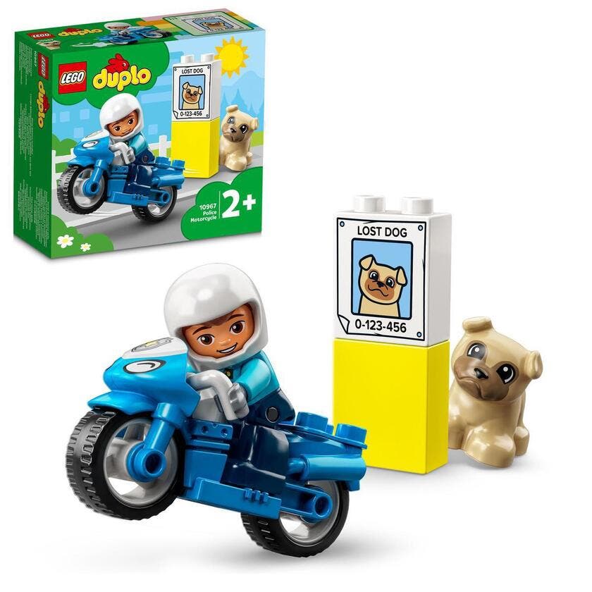 LEGO DUPLO Town 10967, Politi motorsykkel