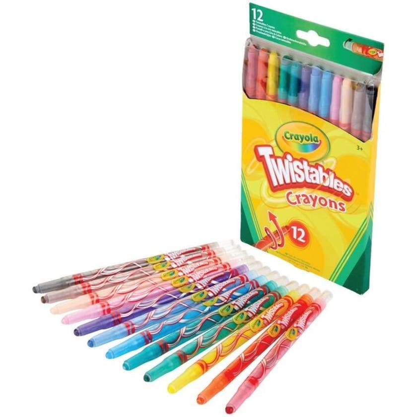 Crayola 12 Twistables - Voksfarger