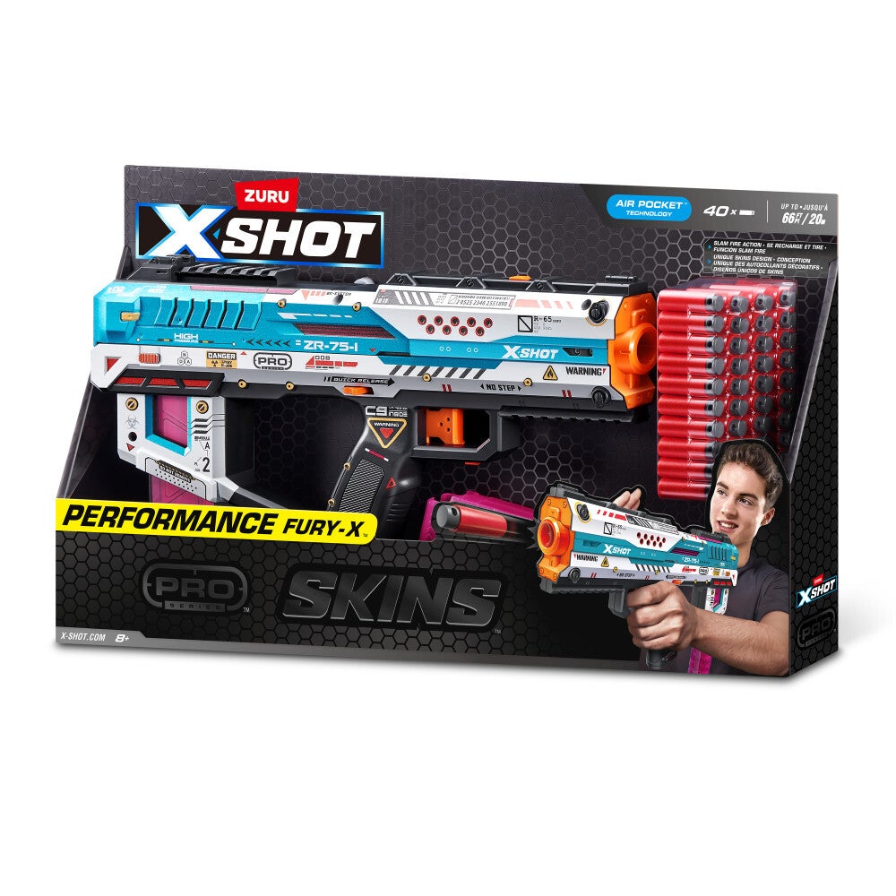 XSHOT SKINS Pro Series Fury-X Blaster med 40 piler