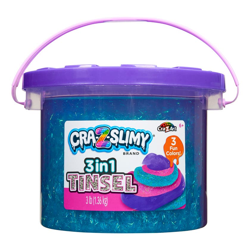 Cra-Z-Slimy, 3 i 1 Glitter 3 lbs