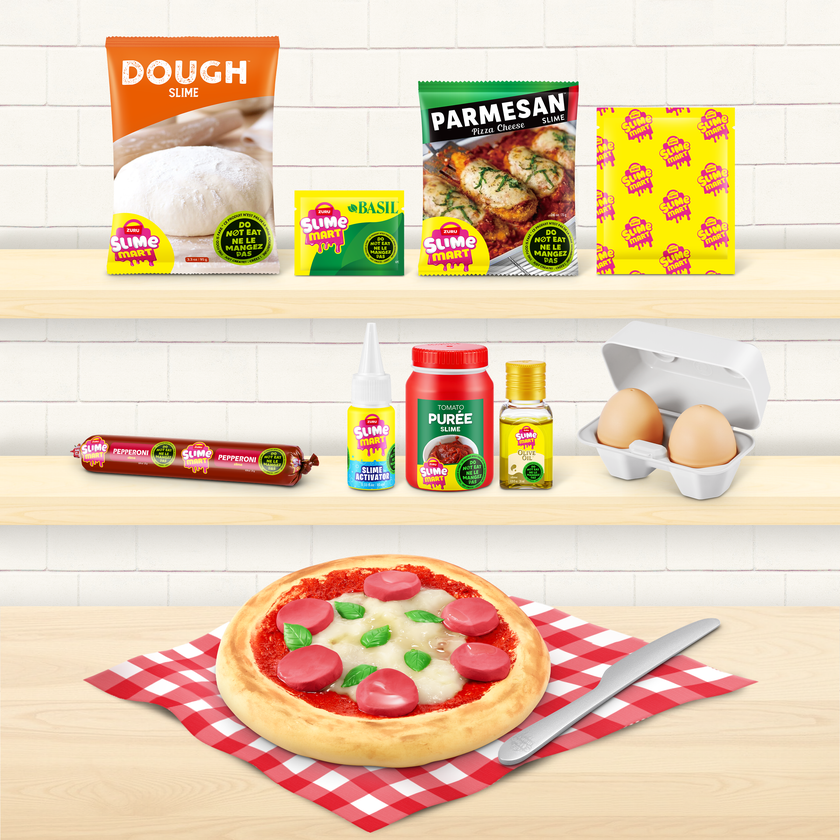 Slime Mart Small Shopping Basket Fast Food