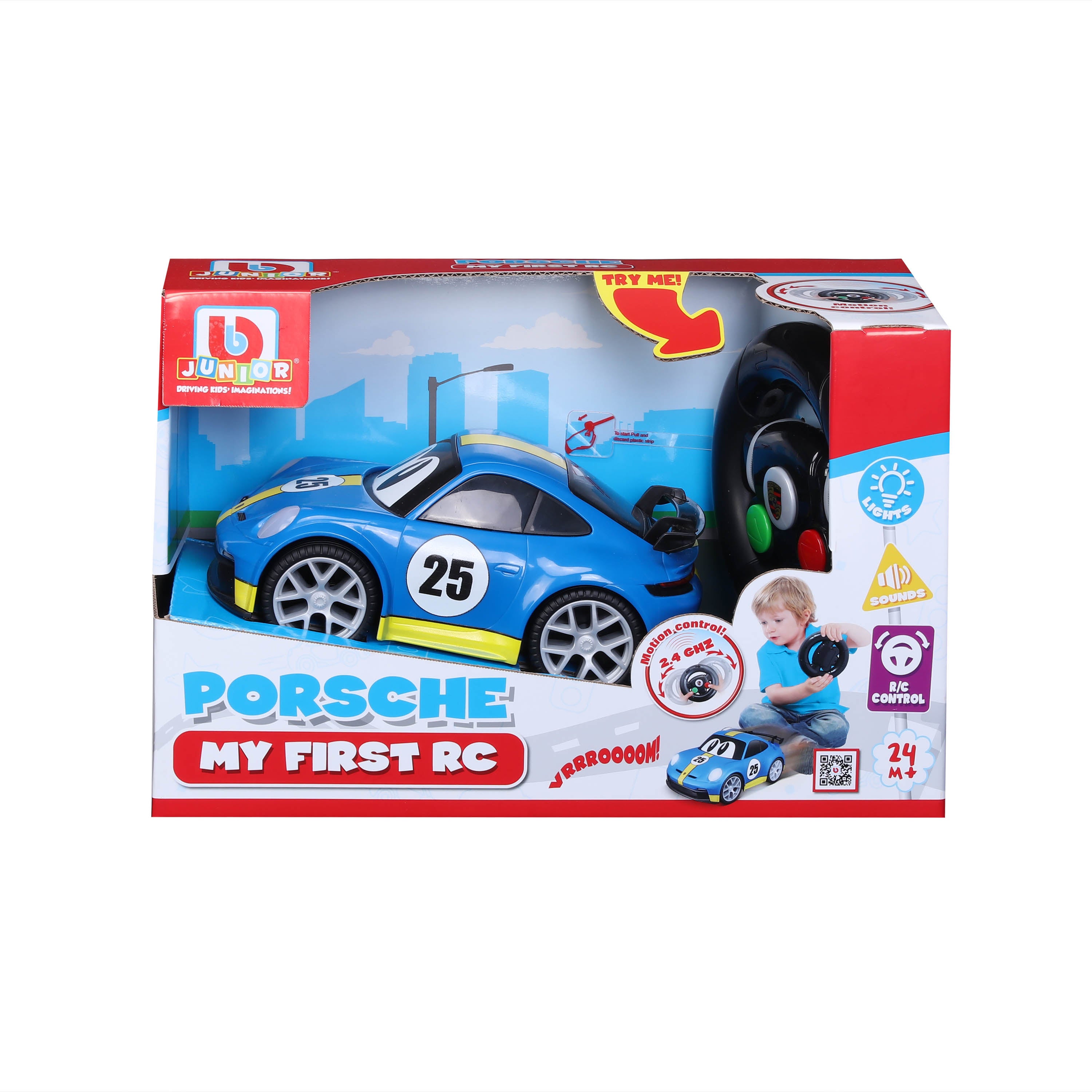 Bb Junior Porsche 911 Gt3 Min Första Elektriska Bil Rc