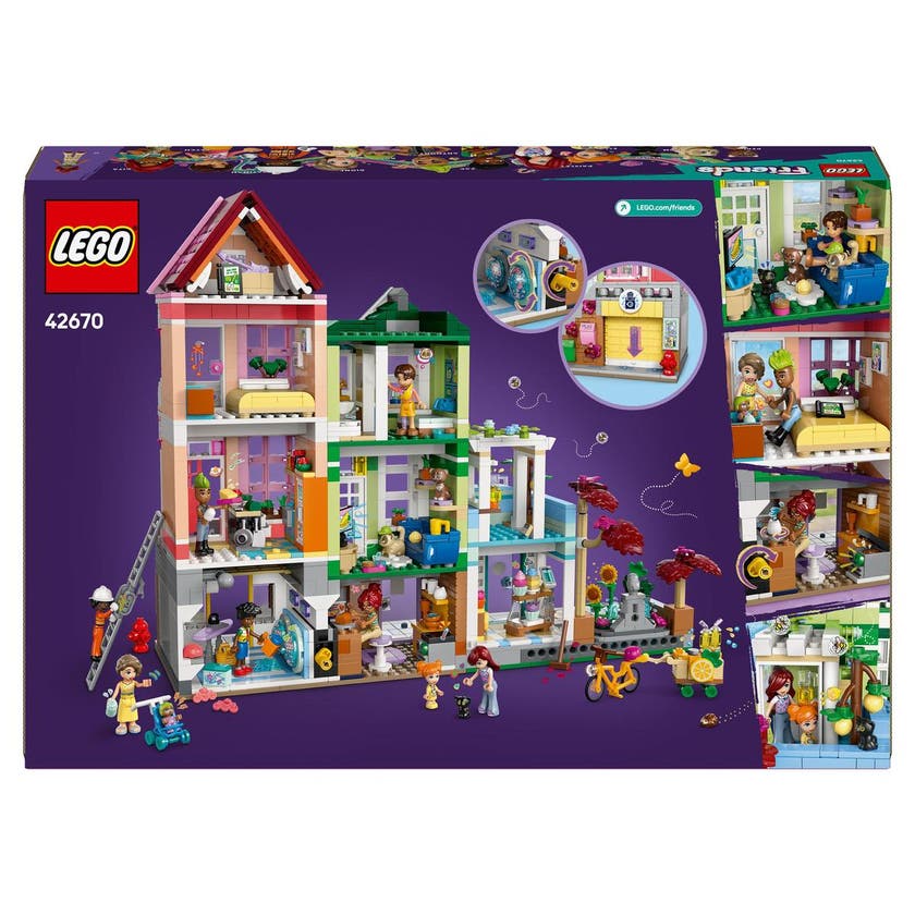LEGO Friends 42670, Heartlake Citys leiligheter og butikker