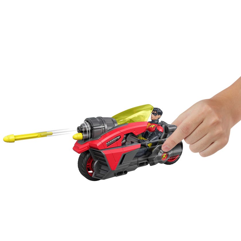 DC Premier Robin motorsykkel med figur 16,5 cm