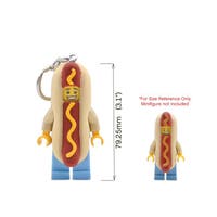 HOT DOG MAN Nøkkellykt: nøkkelring med LED-lys
