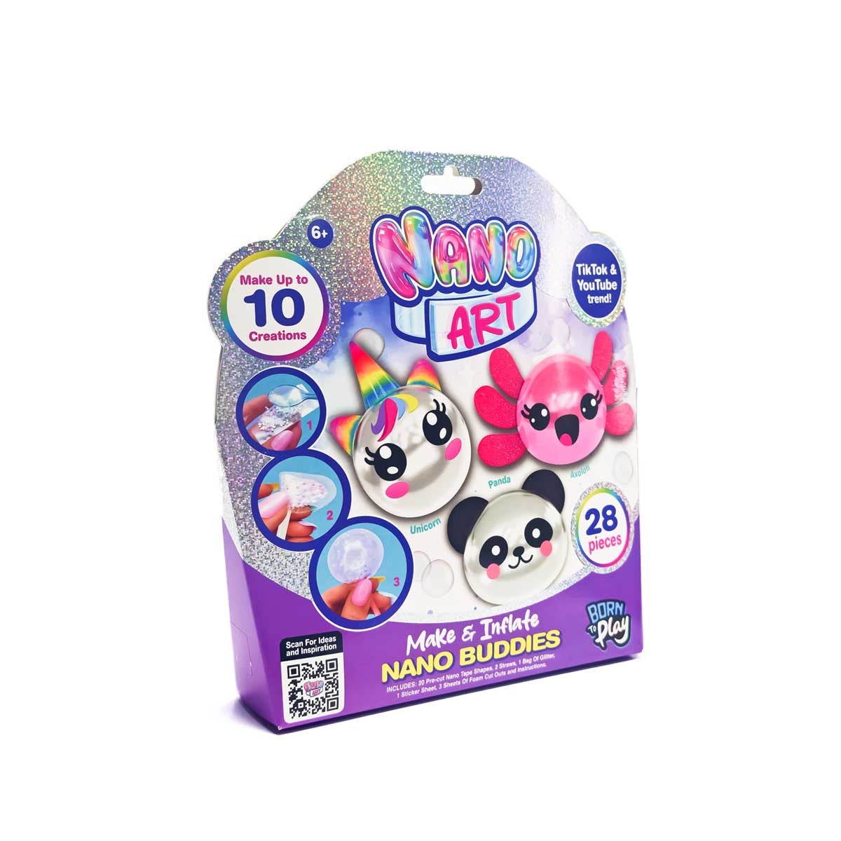 Nano Art, Lag og blåse opp Nano Buddies