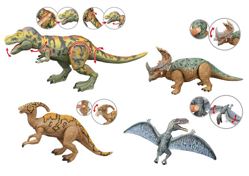 Animal Life - Tyrannosaurus Rex med lyd og 3 kompiser