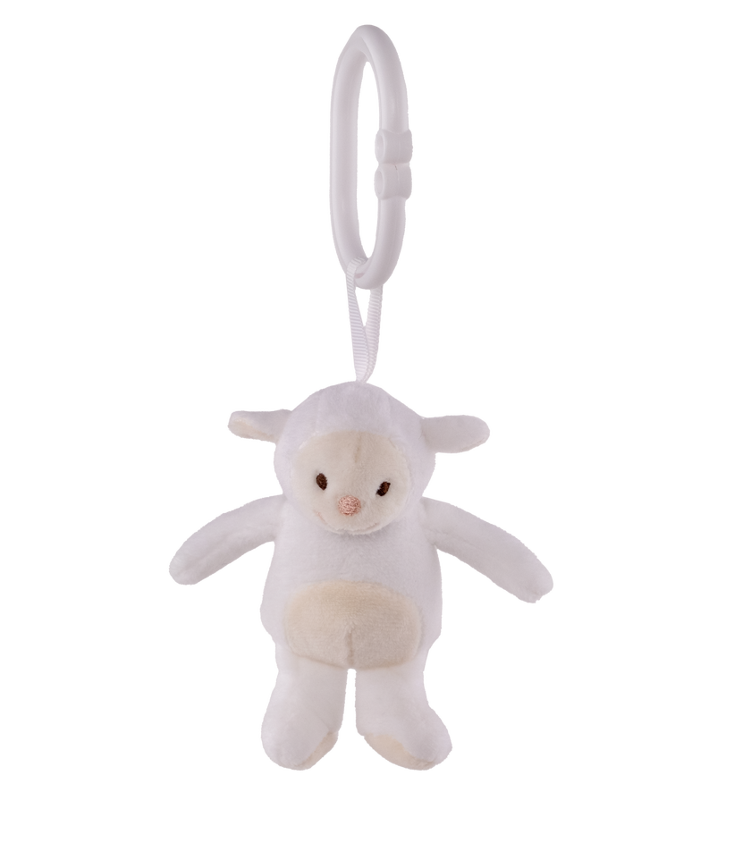 Sweeties Baby, Vognhenger Lammet Louie 17 cm