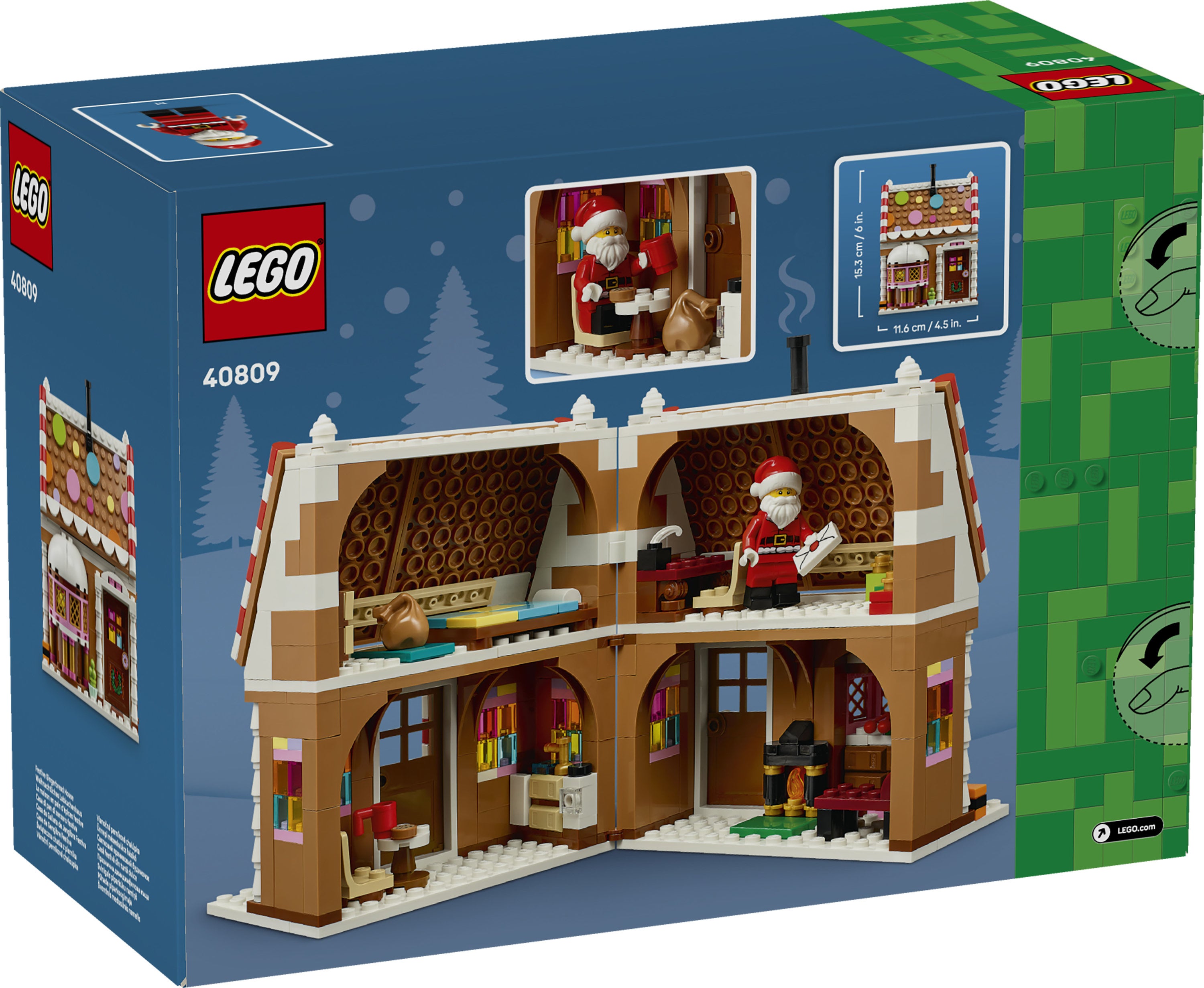 LEGO® Iconic Julepepperkakshus 40809