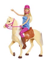 Barbie dukke och hest