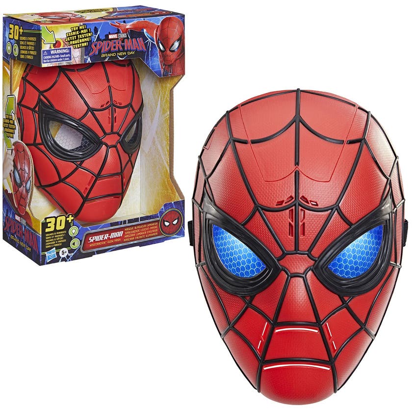 Spider-Man-maske med lyd og lys