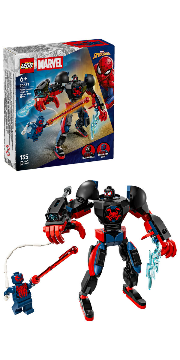 Miles Morales-robot mot Spider-Man 2099