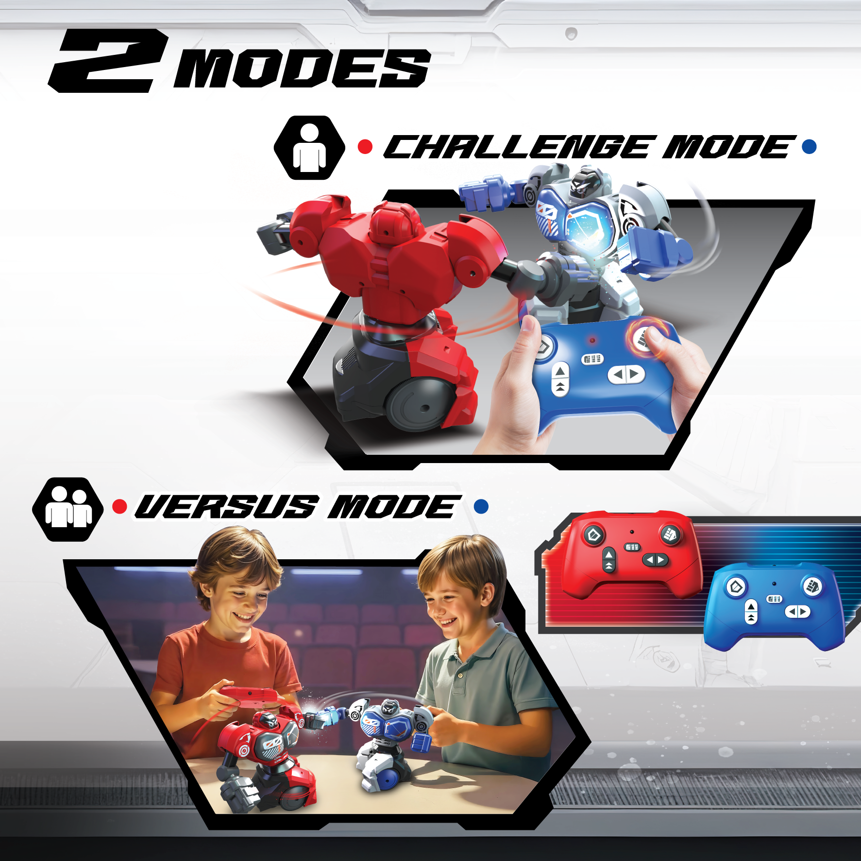 Silverlit Rumble Kombat radiostyrt stridsroboter