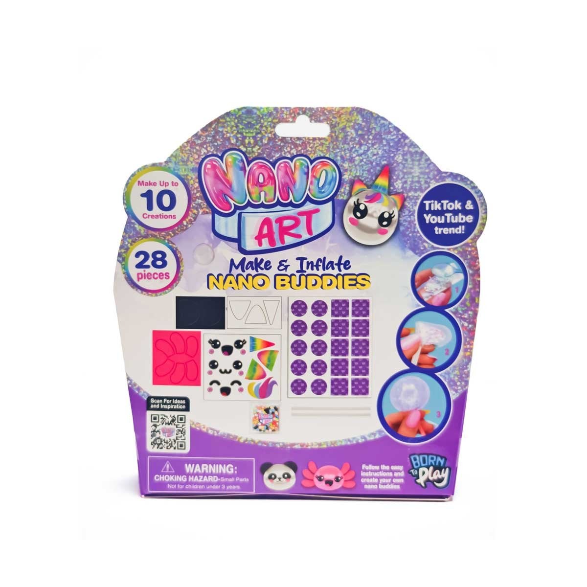 Nano Art, Lag og blåse opp Nano Buddies