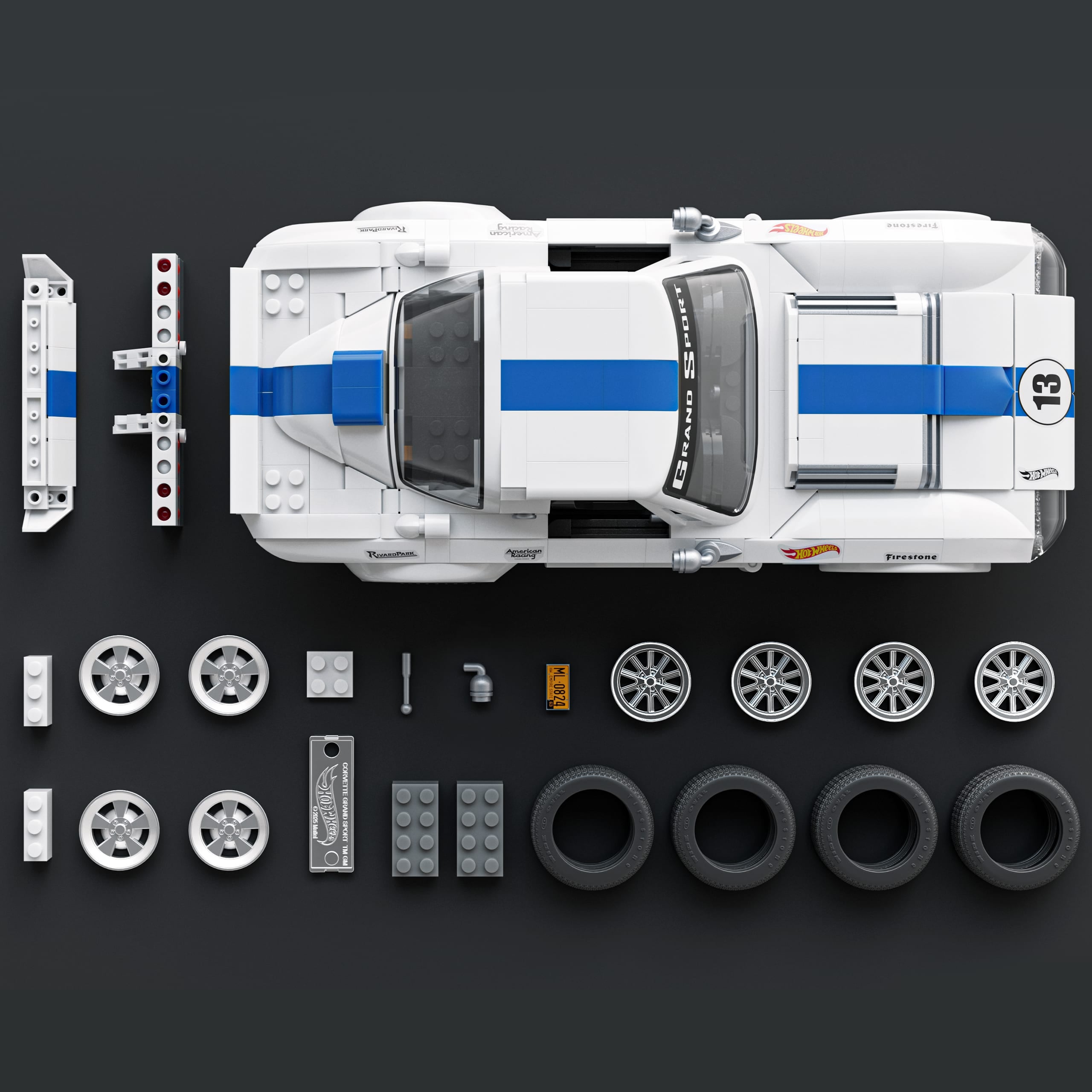 Mattel Brickshop Elite Series Corvette