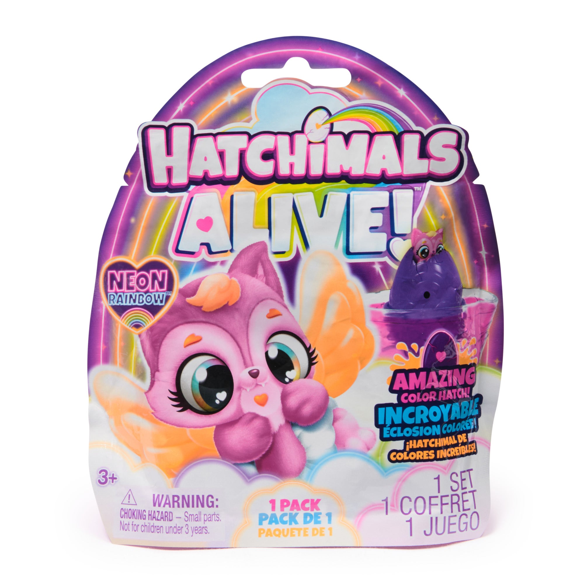 Hatchimals Alive Neon Rainbow 1-pakning