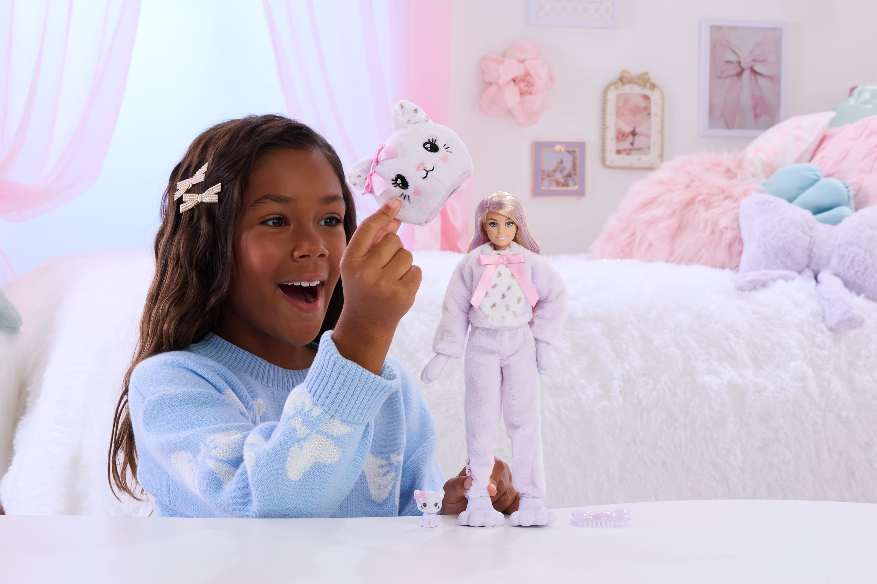 Barbie Cutie Reveal Cuddly – Kattunge med 10 overraskelser