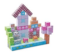 Mag&Play Building Cubes 2 cm 110 stk Rosa