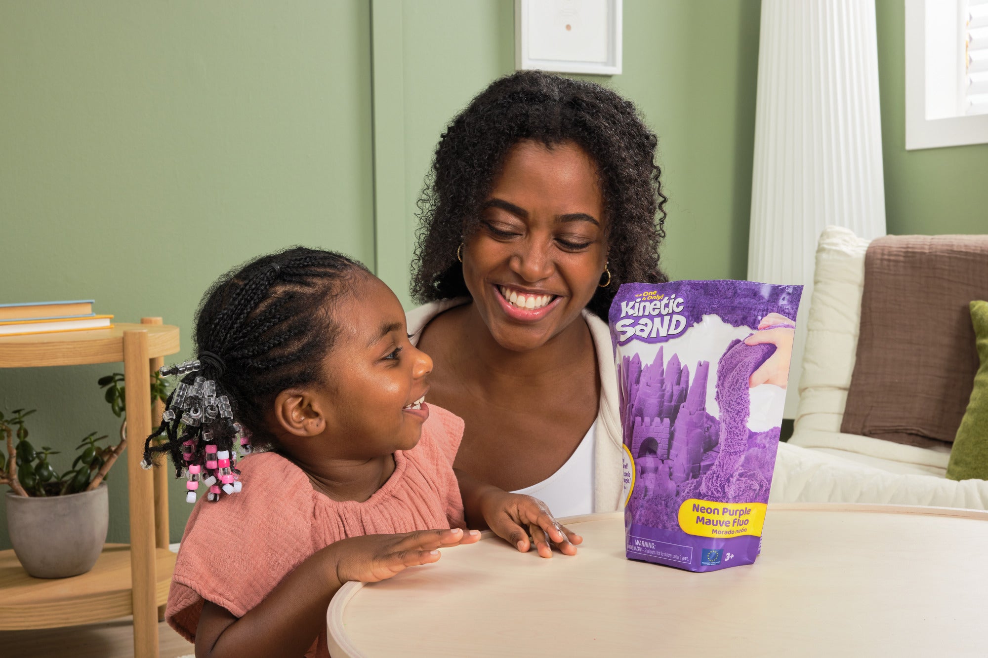 Kinetic Sand Fargepose Lilla