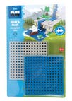 Plus-Plus - Baseplate / 2 pcs Blue/Grey