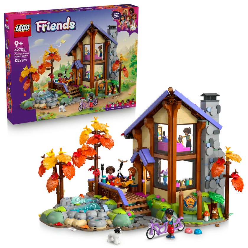 LEGO® Friends Koselig høsthytte, byggeleke 42705