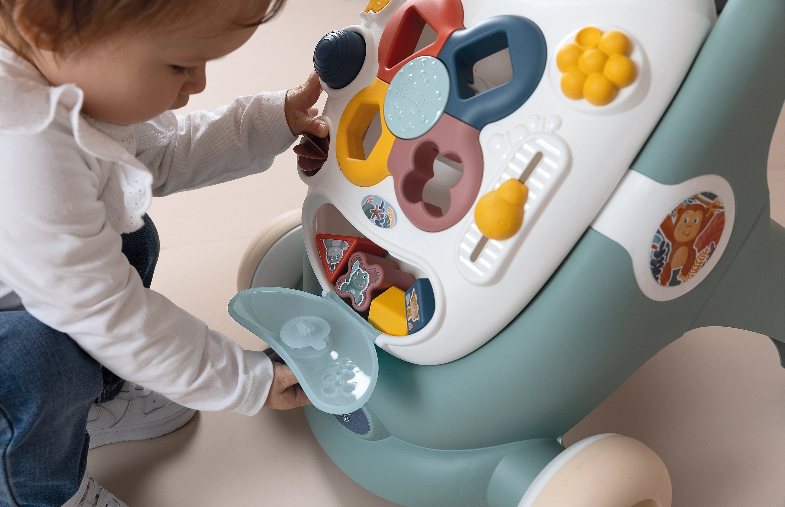 Smoby 3 i 1 Trotty Walker gåvogn