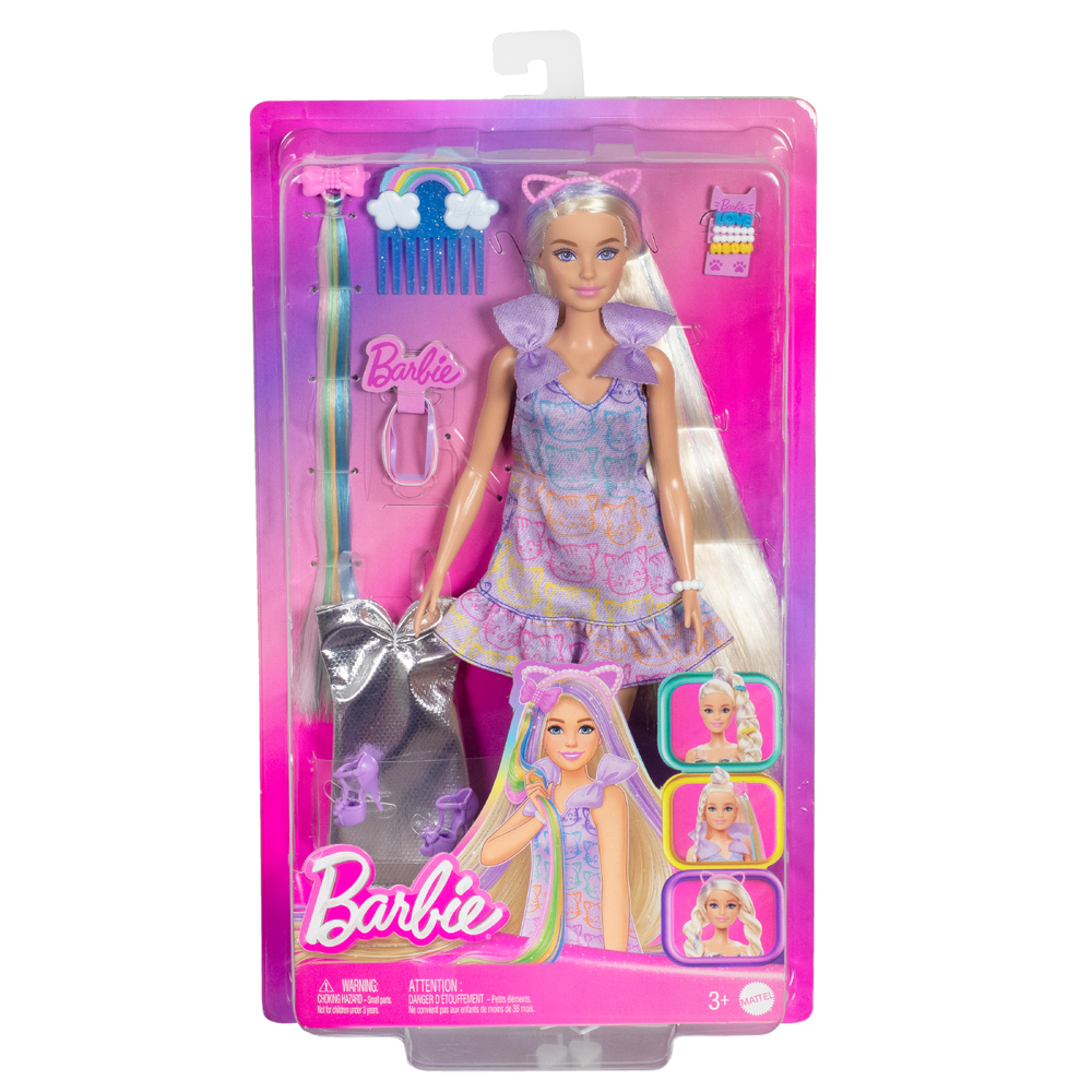 Barbie Fun & Fancy Hårdukke Blond med Tilbehør