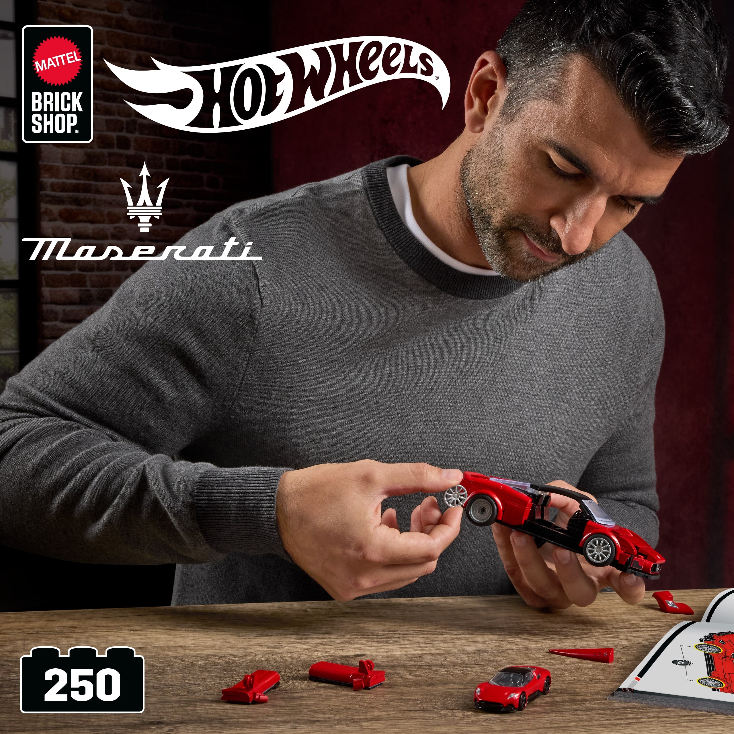 Mattel Brick Shop Maserati MC20 Speed Series
