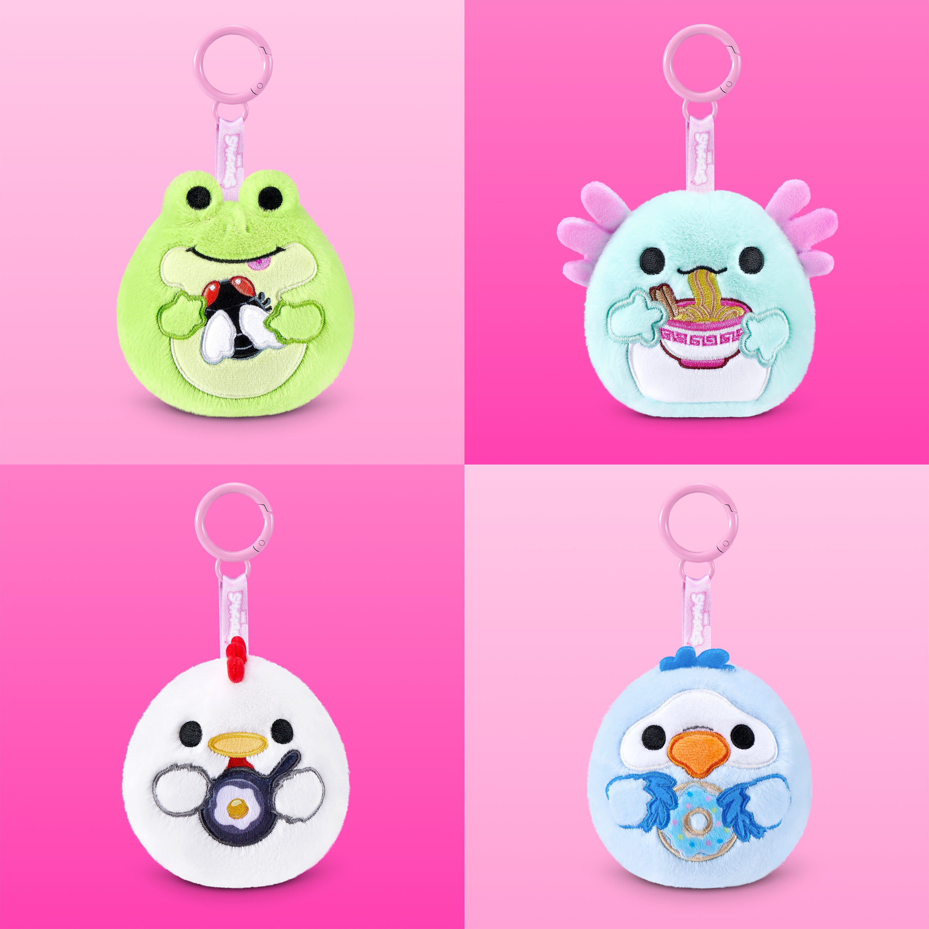 Snackles Keychains 8 cm kosedyr